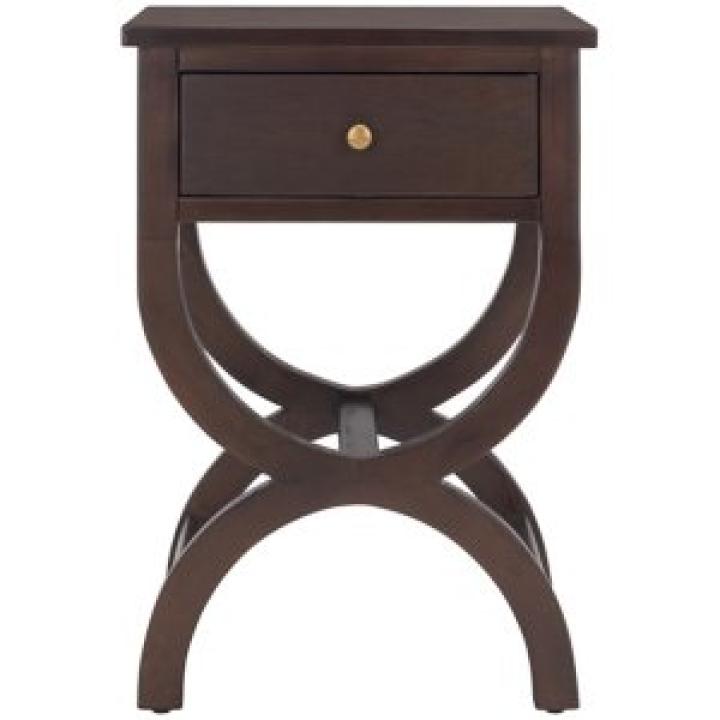 Brown Contemporary Maxine Accent Table
