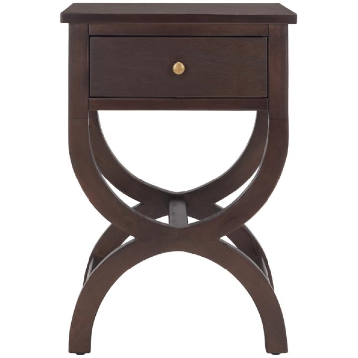 Brown Contemporary Maxine Accent Table