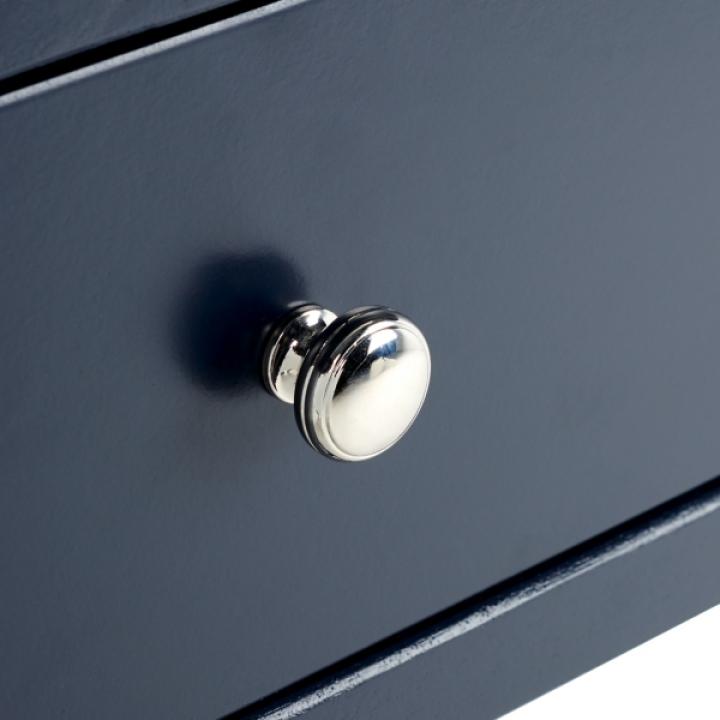 Navy Contemporary Maxine Accent Table