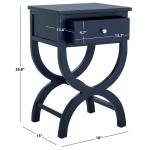 Navy Contemporary Maxine Accent Table