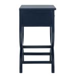 Navy Contemporary Maxine Accent Table