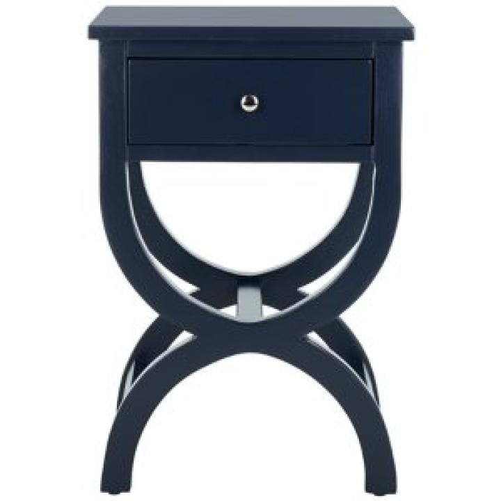 Navy Contemporary Maxine Accent Table
