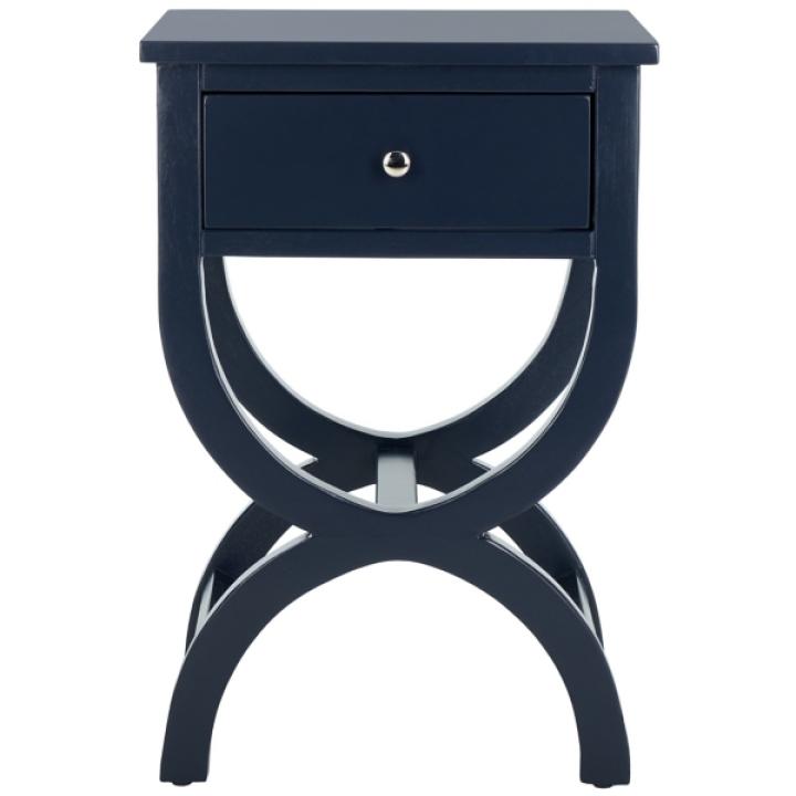 Navy Contemporary Maxine Accent Table
