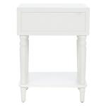 White Single Drawer Letta Accent Table