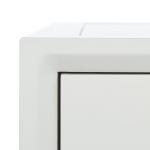 White Single Drawer Letta Accent Table