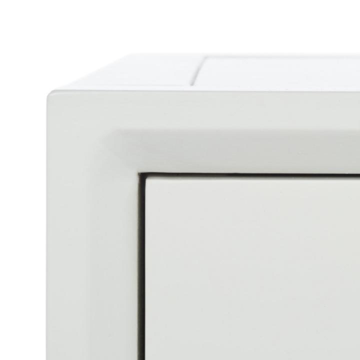 White Single Drawer Letta Accent Table