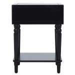 Black Single Drawer Letta Accent Table