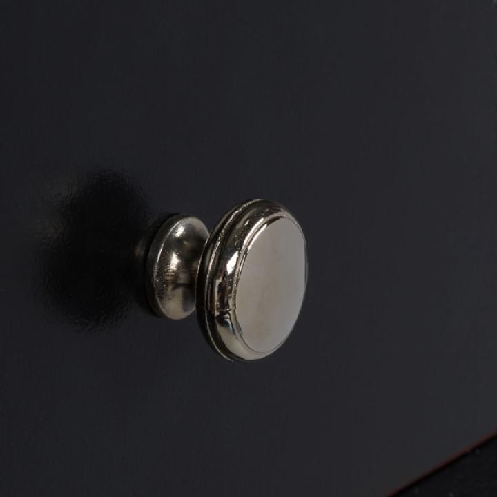 Black Single Drawer Letta Accent Table