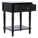 Black Single Drawer Letta Accent Table
