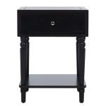 Black Single Drawer Letta Accent Table