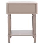 Gray Single Drawer Letta Accent Table