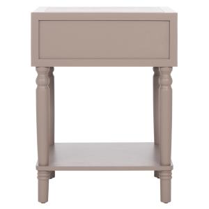 Gray Single Drawer Letta Accent Table