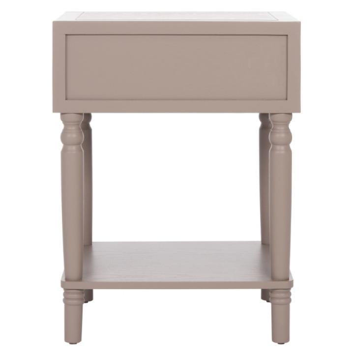 Gray Single Drawer Letta Accent Table