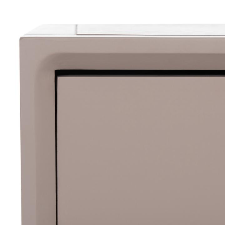 Gray Single Drawer Letta Accent Table