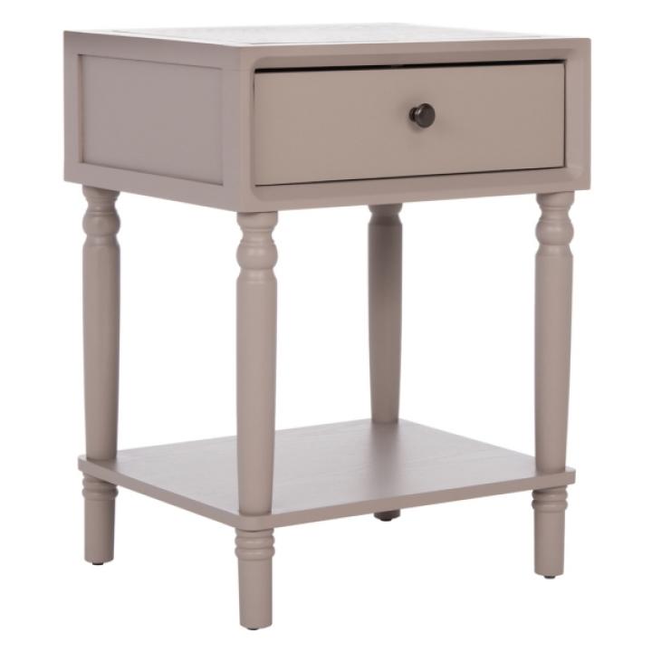 Gray Single Drawer Letta Accent Table