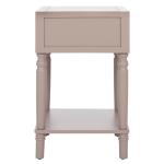 Gray Single Drawer Letta Accent Table