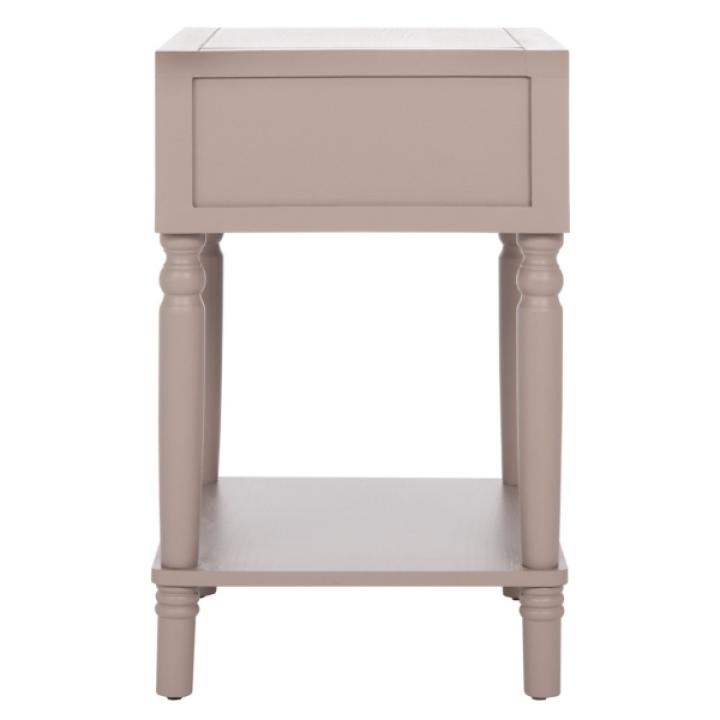 Gray Single Drawer Letta Accent Table