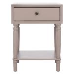Gray Single Drawer Letta Accent Table