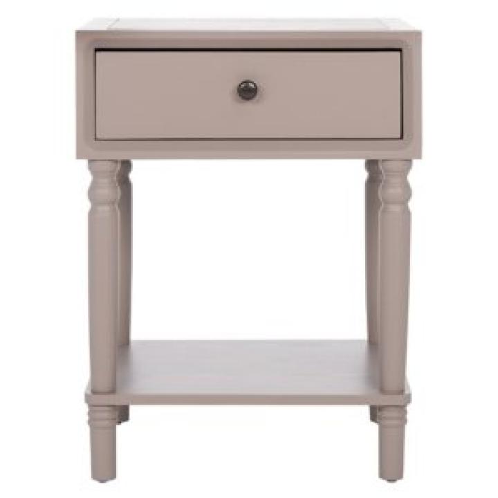 Gray Single Drawer Letta Accent Table