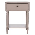 Gray Single Drawer Letta Accent Table