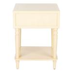 Ivory Single Drawer Letta Accent Table