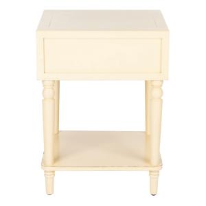 Ivory Single Drawer Letta Accent Table