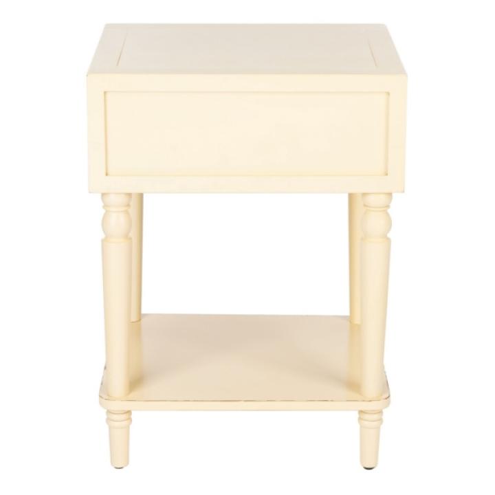 Ivory Single Drawer Letta Accent Table