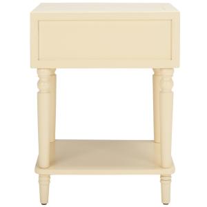 Cream Single Drawer Letta Accent Table
