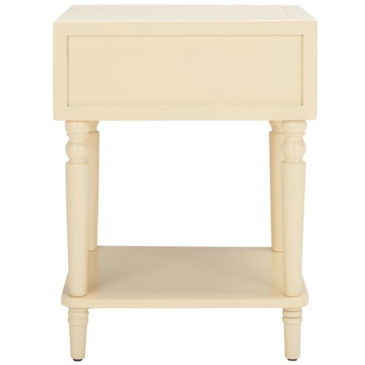 Cream Single Drawer Letta Accent Table