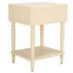 Cream Single Drawer Letta Accent Table