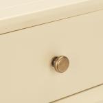 Cream Single Drawer Letta Accent Table