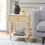 Cream Single Drawer Letta Accent Table