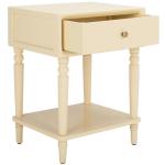 Cream Single Drawer Letta Accent Table