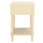 Cream Single Drawer Letta Accent Table