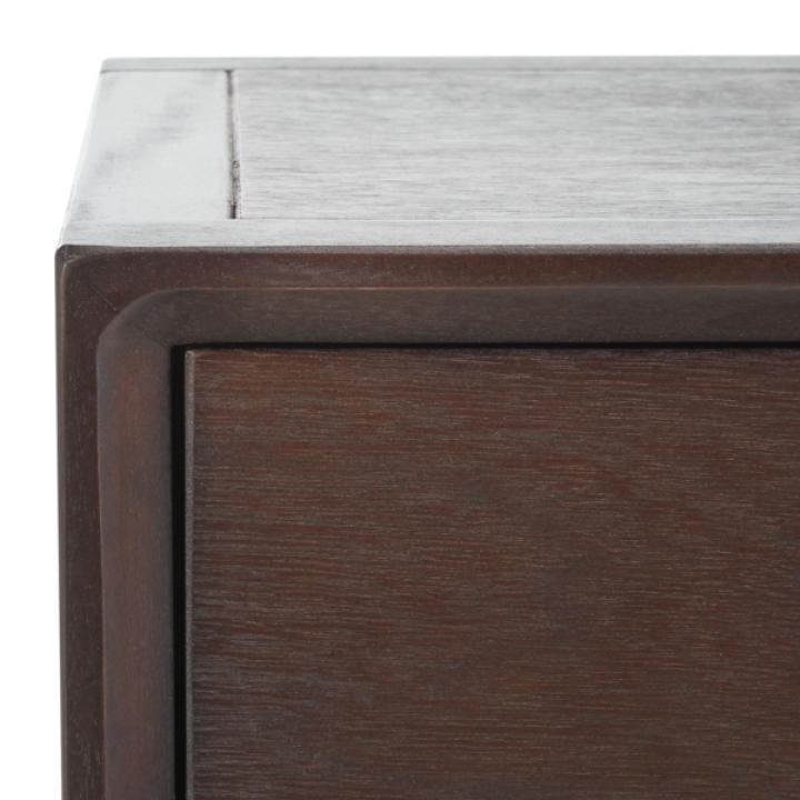 Walnut Single Drawer Letta Accent Table