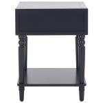 Navy Blue Wood Siobhan Side Table