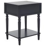 Navy Blue Wood Siobhan Side Table