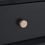 Navy Blue Wood Siobhan Side Table