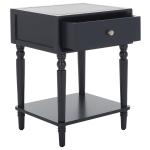 Navy Blue Wood Siobhan Side Table