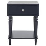 Navy Blue Wood Siobhan Side Table