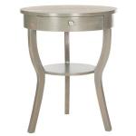 Round Gray Irene Tripod Accent Table