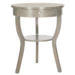 Round Gray Irene Tripod Accent Table