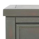 Gray Elm Mirsade Traditional Accent Table