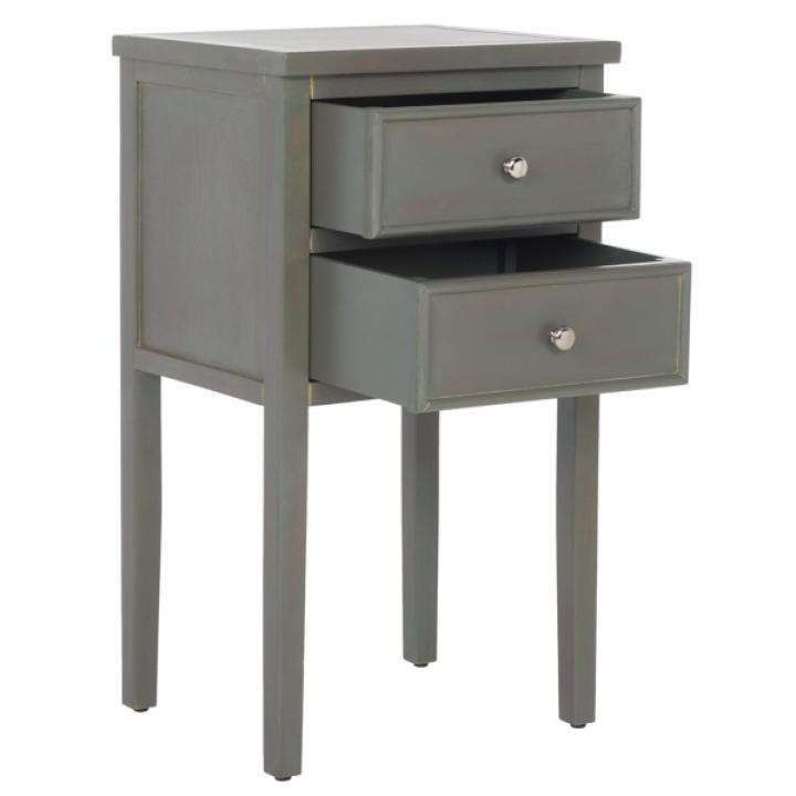 Gray Elm Mirsade Traditional Accent Table