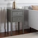 Gray Elm Mirsade Traditional Accent Table