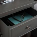 Gray Elm Mirsade Traditional Accent Table