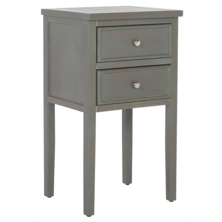 Gray Elm Mirsade Traditional Accent Table