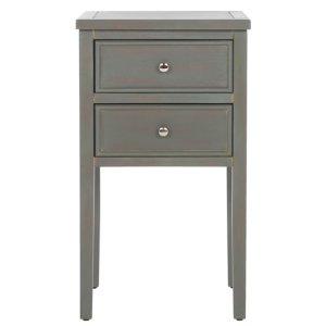 Gray Elm Mirsade Traditional Accent Table