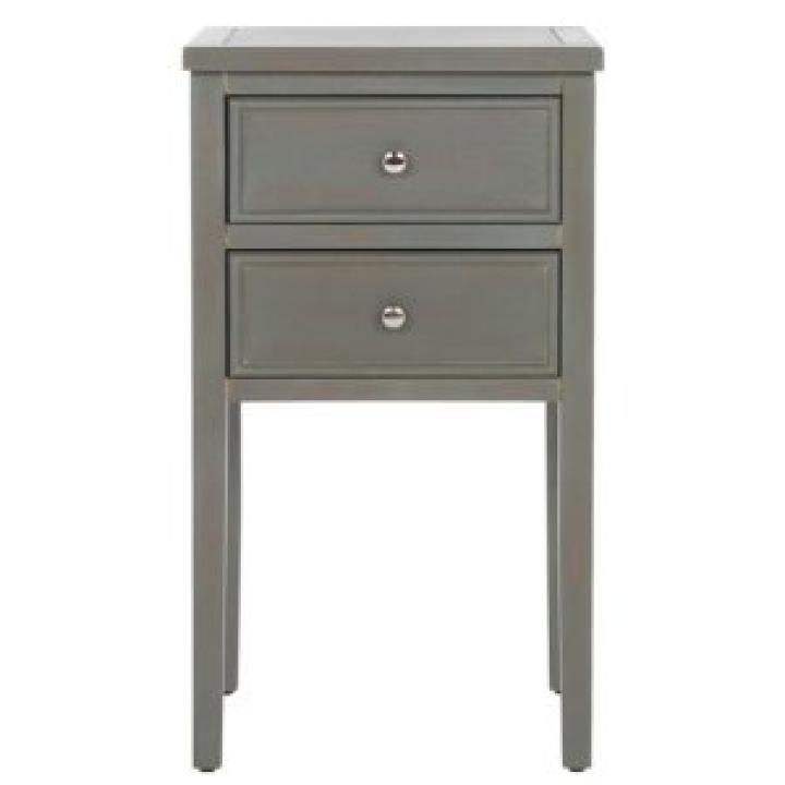 Gray Elm Mirsade Traditional Accent Table