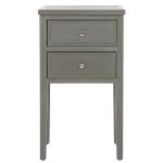 Gray Elm Mirsade Traditional Accent Table